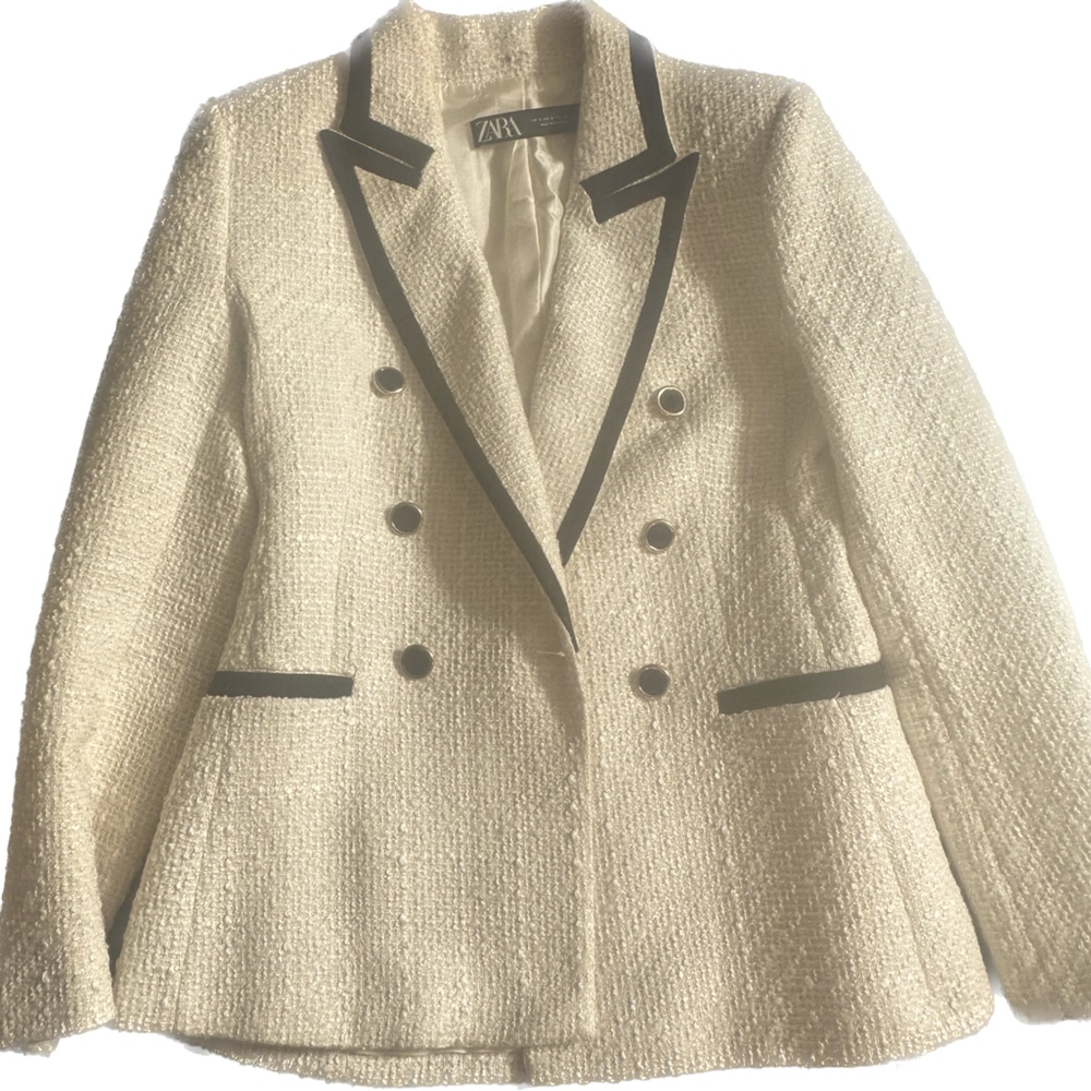 Zara Quilted Full Blazer